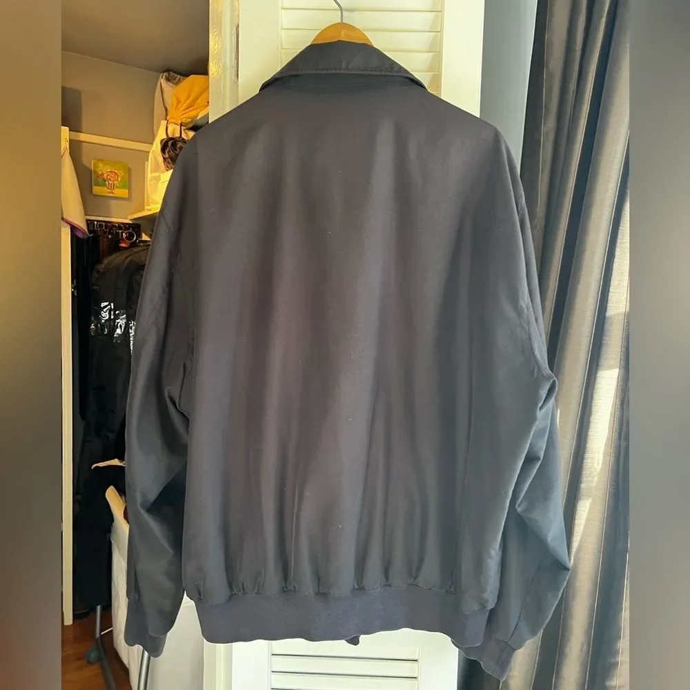 Faconnable Black Windbreaker Jacket